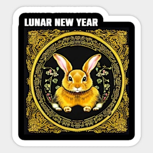 Rabbit New Year Sticker